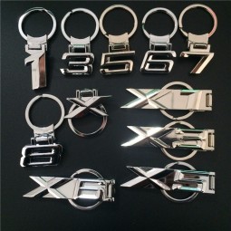 metal Car logo keychain For BMW 1 3 5 6 7 8 X1 X3 X5 X6 M3 M5 M6 Z4 emblem badge keyring Key chain ring Fob gift cnyowo