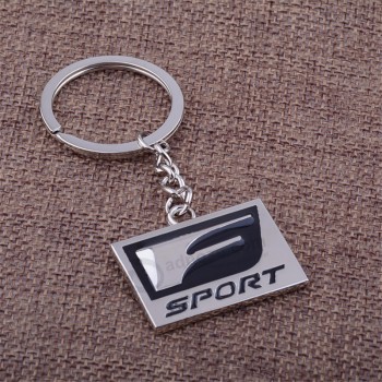 3D metal F sport emblem Car keychain Key ring decoration Key holder accessoris For lexus RX GS ES CT LX BX GX Car styling
