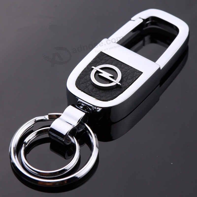 Leather-Keyring-Car-Metal-Keychain-Key-Ring-Chain-for-Opel-Toyota-Honda-Mazda-Peugeot-Volvo-Porsche