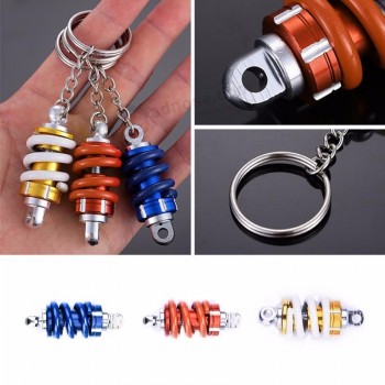 1 PC Car Decoration Key Chain Auto Motorbike Keyring Accessories Car Motorcycle Keychain Motor Modified Shock Absorber Key Ring