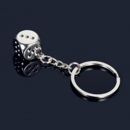 zinklegering verzilverd verjaardag sleutelhanger dobbelstenen sleutelhanger sleutelhanger sleutelhanger creatieve sleutelhanger auto-styling voor bmw benz audi vw