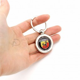 Chaveiro Para alfa romeo BMW benz ford peugeot logotipo emblema chaveiro de metal Chave anel emblema chave titular cadeia