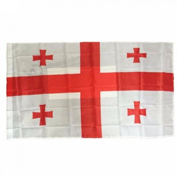 promoción stock barato georgia flag fanático del fútbol georgia flag