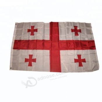 100% polyester printed 3*5ft Georgia country flags