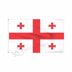 Großhandel Lager 3x5ft zentralen Roten Kreuzes Nationalflagge von Georgia