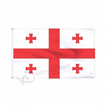 stock all'ingrosso bandiera nazionale croce rossa centrale 3x5ft di georia