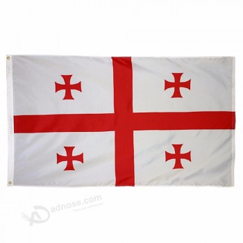 1个可用的准备运输3x5 Ft 90x150cm geo ge georgia flag
