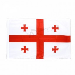 georgia country flag world country polyester benutzerdefinierte druck siebdruck nationalflaggen