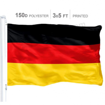 bandera nacional de poliester de alta calidad de alemania