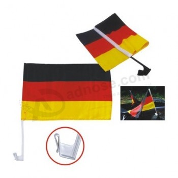 proveedor de china alemania bandera del coche banderas de poliéster de punto alemán