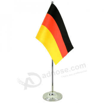 Material de poliéster Alemania bandera de escritorio con poste