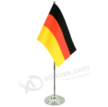 material de poliéster alemanha país mesa bandeira com poste
