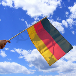 heißer verkauf benutzerdefinierte druck deutschland hand flagge