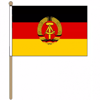 wuivende vlag van polyester Duitsland met aangepast logo