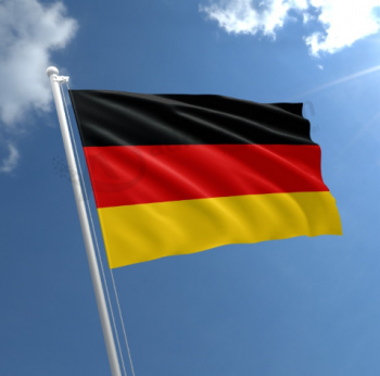 germany deutschland flag with brass grommet