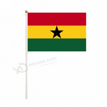 100% polyester 2019 Low Moq Ghana handvlag