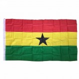 Best quality 3*5FT polyester Ghana flag with two eyelets