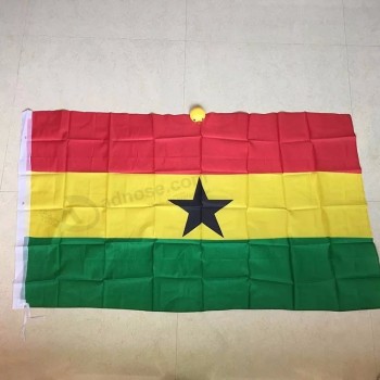 Stock Ghana national flag / Ghana country flag banner