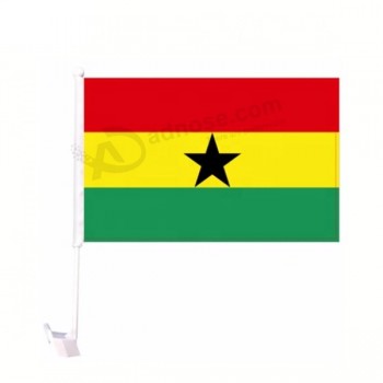 高品質の世界の国の車旗ガーナ車の旗
