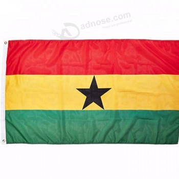 Partei, die Abdeckungskörper-Ghana-Flagge alle Länder zujubelt