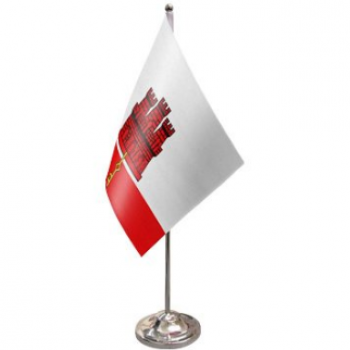 Treffen Flagge benutzerdefinierte Gibraltar Tischplatte Flag Hersteller