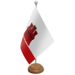 Mini oficina decorativa gibraltar bandera de mesa al por mayor