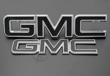 2019 GMC 시에라 1500 광택 블랙 빌렛 알루미늄 레드 문자 교체