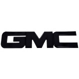 All sales 96502k billet tailgate / liftgate emblem – black powdercoat
