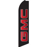 Großhandel benutzerdefinierte GMC Swooper Feder Flagge nur