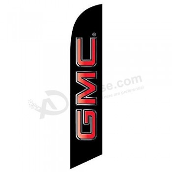 GMC 12-футовый комплект флага пера запаса с полюсом и шипом