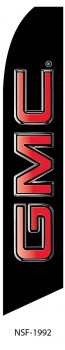 （5）五个GMC 11.5'猛扑者＃8羽毛旗横幅