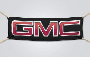 ブランドの新しいGMCフラグバナー自動カーショップガレージ（18 x 58インチ）
