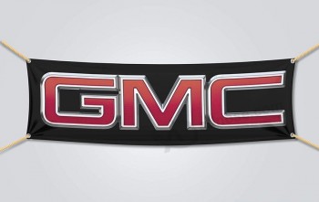 全新的GMC标志横幅自动汽车车库（18x58 in）