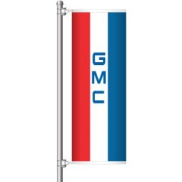 3x8 FT GMC баннер флаг двухсторонний полюс Подол и прокладки, сделанные в Китае