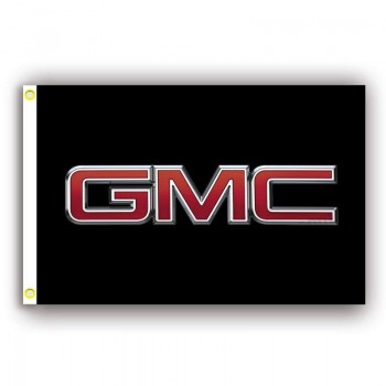 mccoco 2019 GMCフラグバナー3x5ft-90x150cmポリエステル100％、金属グロメット付きキャンバスヘッド、屋内と屋外の両方で使用