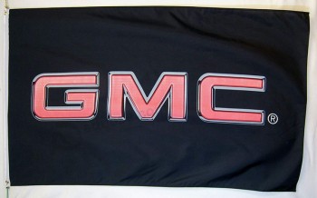 GMC automotive logo flag 3 'X 5' banner interior al aire libre