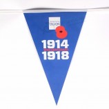 billige Gewebegirlande rot Kunststoff Warnflagge