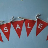 high quality and cute die cut flag banners,string flag,PVC polyester buntings,pennants