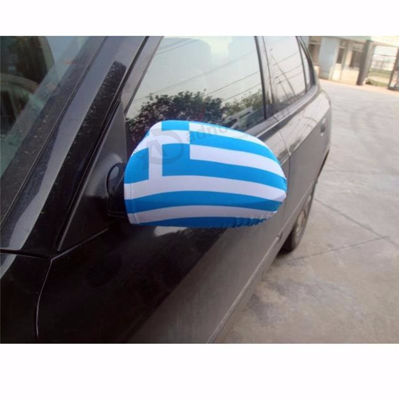 Wereldbeker Griekenland vlag auto spiegel covers met goedkope prijs
