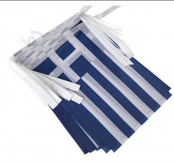 ギリシャ国旗旗ギリシャ文字列バナー