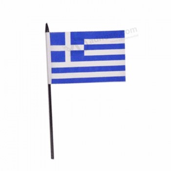 высокое качество греции ручные флаги для продажи