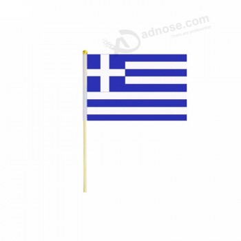 factory directly selling greece greek hand waving flags