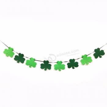 Clover Bunting Banner Garland Flag Saint Patrick's Day Party Decoration