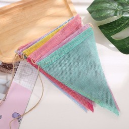 Vintage bunte Leinwand Leinen Flagge Flaggen Wimpel für Party Hochzeit Girlande Dekoration Produkt Banner