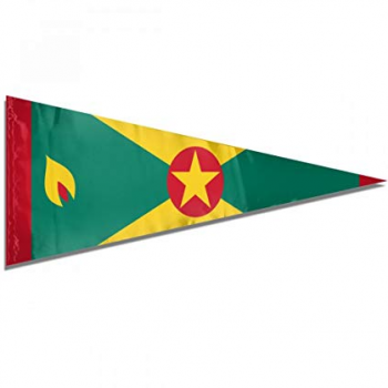 triángulo decorativo bandera del empavesado de granada bandera personalizada