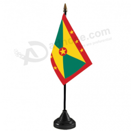 Office Decorative Small Size Grenada Table Flag