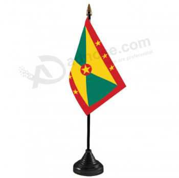 Office Decorative Small Size Grenada Table Flag