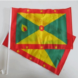 Knitted Polyester Mini Grenada Flag For Car Window