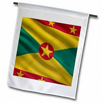 Vlag van polyester decoratieve grenada nationale tuin