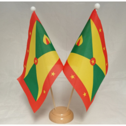 Custom national table flag of Grenada desk flags
